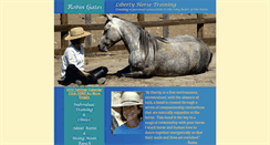 Desktop Screenshot of libertyhorsetraining.com