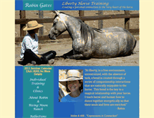 Tablet Screenshot of libertyhorsetraining.com